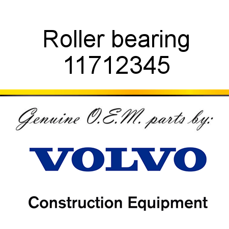Roller bearing 11712345