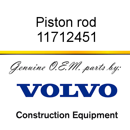 Piston rod 11712451