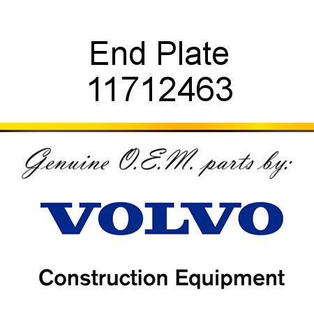 End Plate 11712463