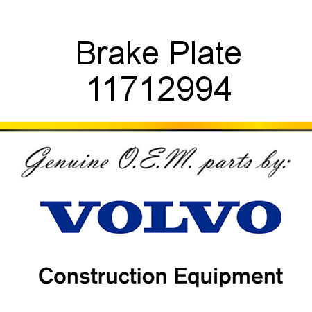 Brake Plate 11712994