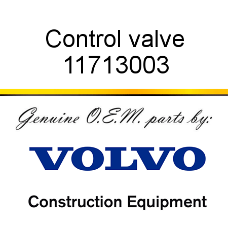 Control valve 11713003