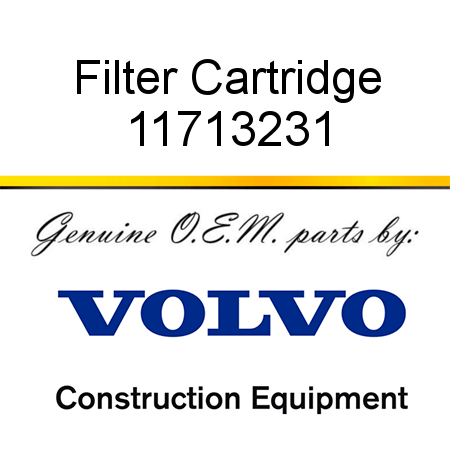 Filter Cartridge 11713231