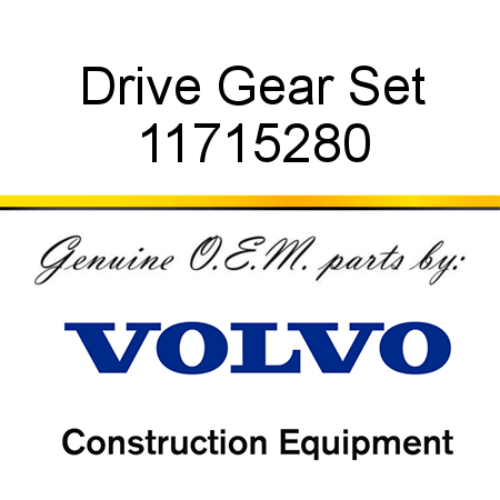 Drive Gear Set 11715280