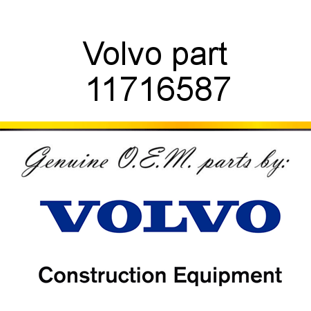 Volvo part 11716587