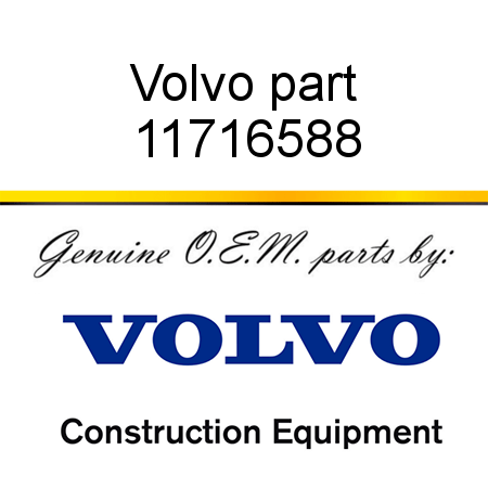 Volvo part 11716588