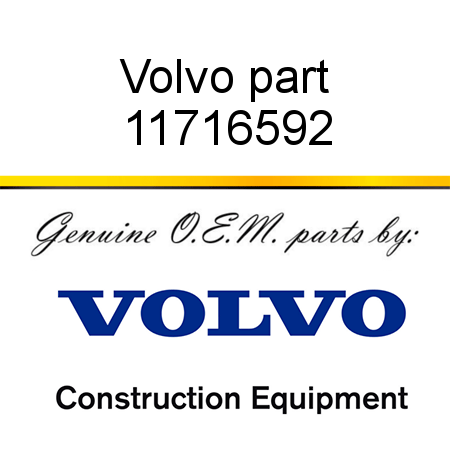 Volvo part 11716592
