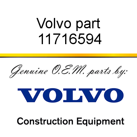 Volvo part 11716594