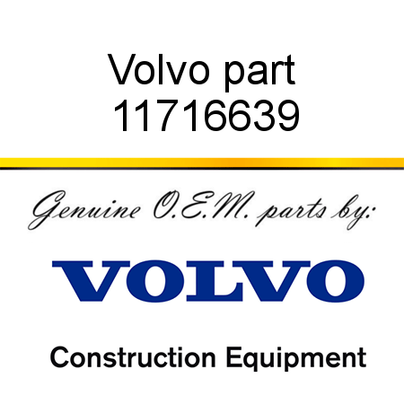 Volvo part 11716639
