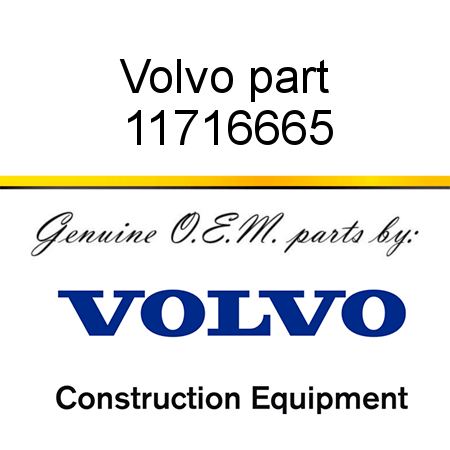 Volvo part 11716665