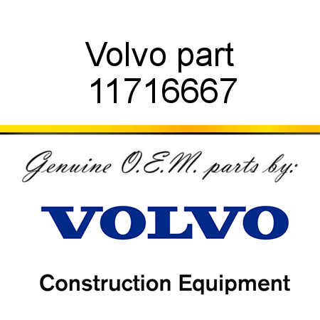 Volvo part 11716667
