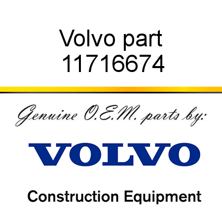 Volvo part 11716674