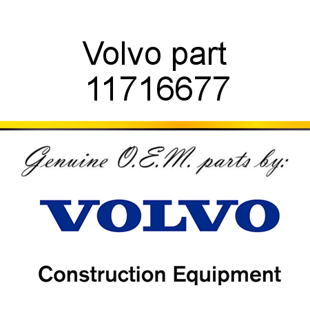 Volvo part 11716677