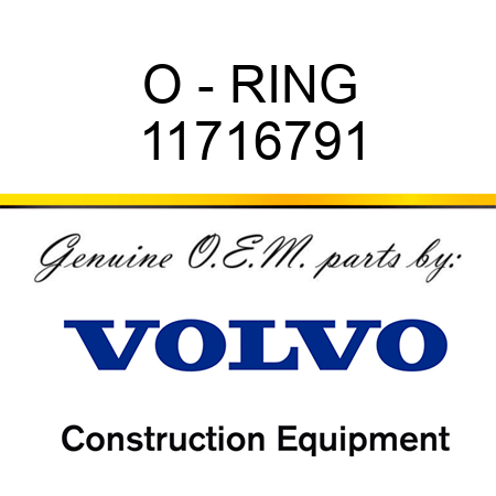O - RING 11716791