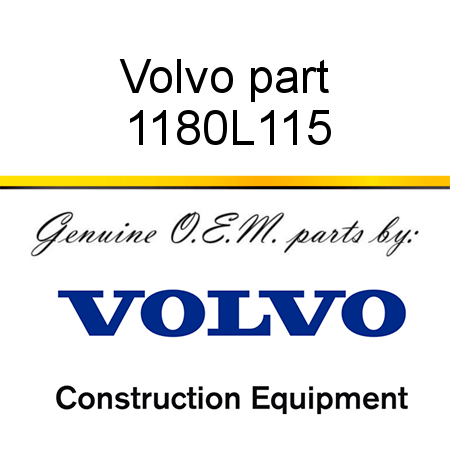 Volvo part 1180L115