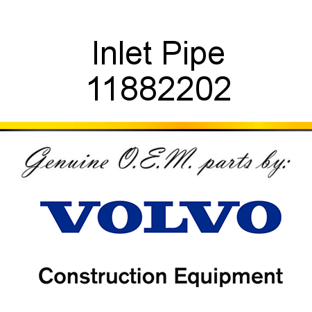 Inlet Pipe 11882202