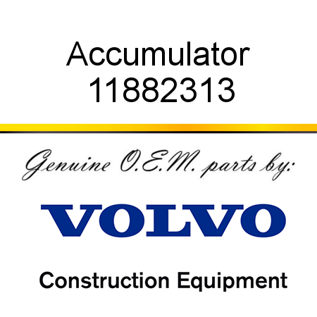 Accumulator 11882313