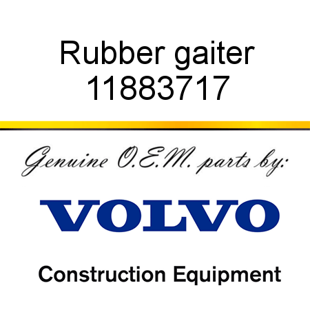 Rubber gaiter 11883717