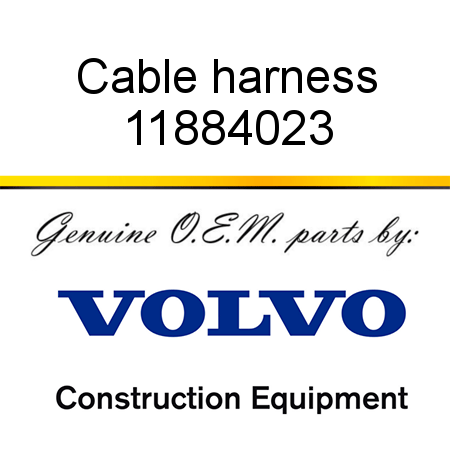 Cable harness 11884023