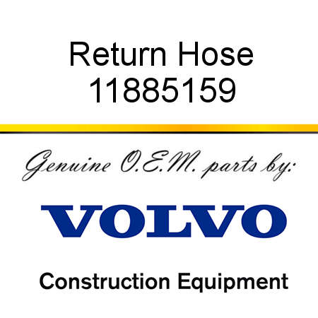 Return Hose 11885159