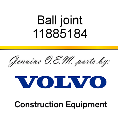 Ball joint 11885184