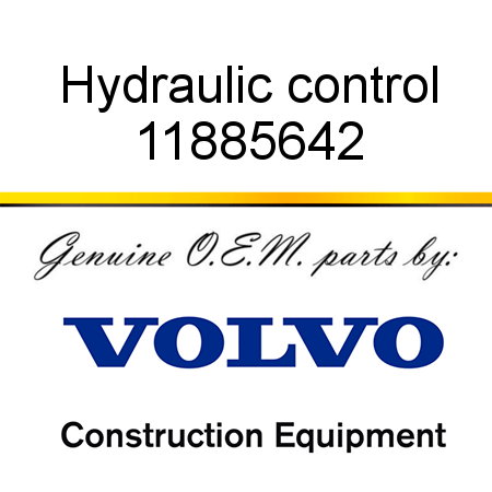 Hydraulic control 11885642