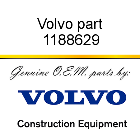 Volvo part 1188629