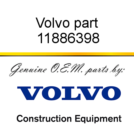 Volvo part 11886398