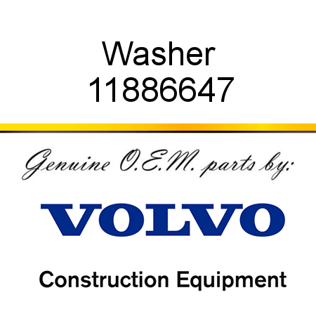 Washer 11886647