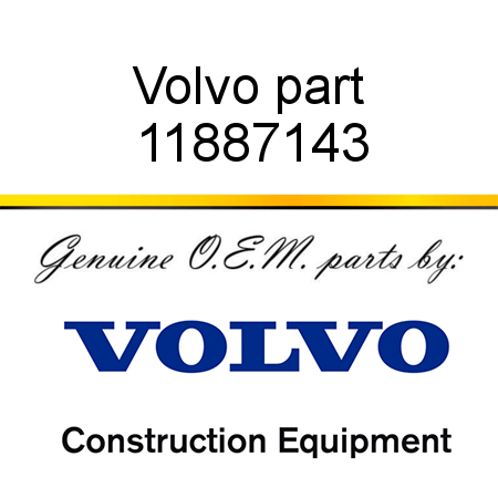 Volvo part 11887143