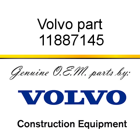 Volvo part 11887145