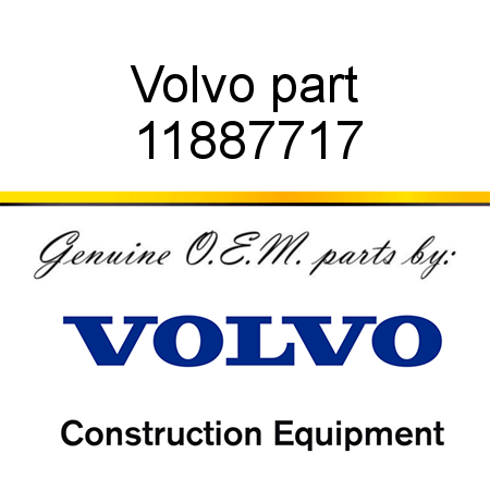 Volvo part 11887717