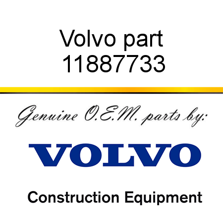 Volvo part 11887733