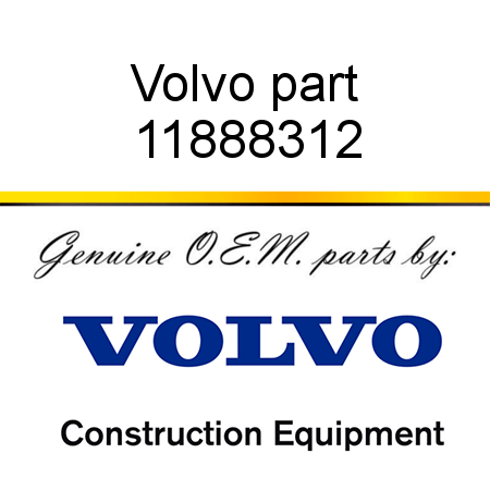 Volvo part 11888312