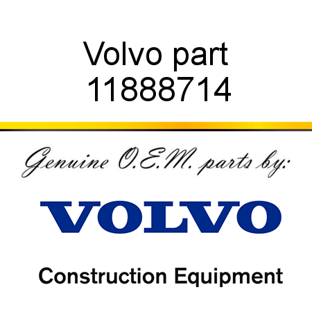 Volvo part 11888714