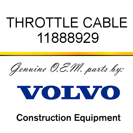 THROTTLE CABLE 11888929