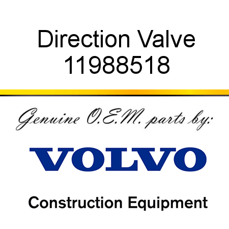 Direction Valve 11988518