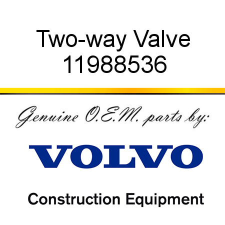 Two-way Valve 11988536