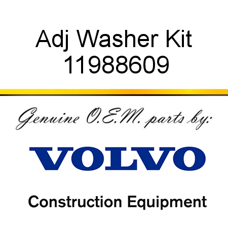 Adj Washer Kit 11988609