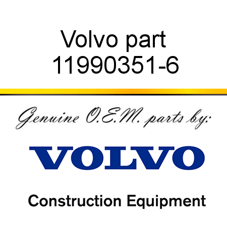 Volvo part 11990351-6