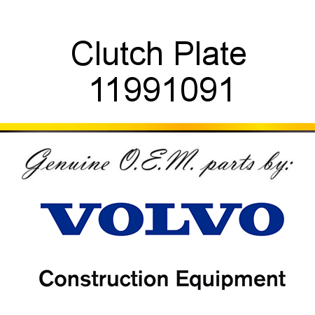 Clutch Plate 11991091