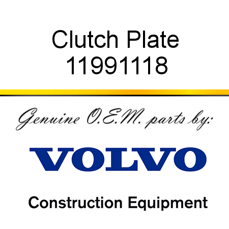 Clutch Plate 11991118