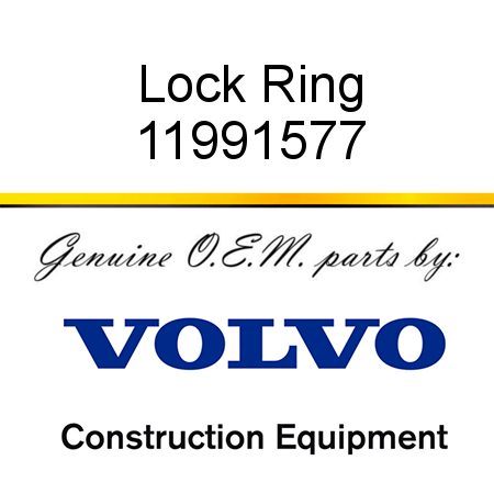 Lock Ring 11991577