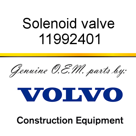 Solenoid valve 11992401