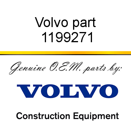 Volvo part 1199271