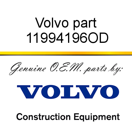 Volvo part 11994196OD