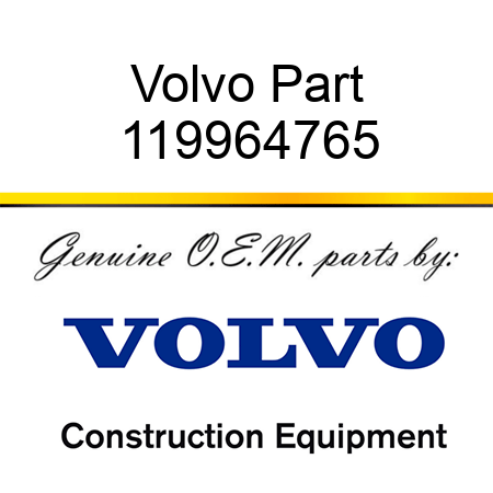 Volvo Part 119964765