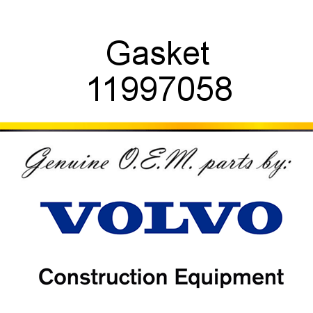 Gasket 11997058