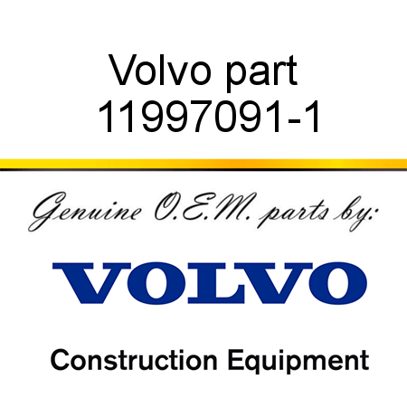 Volvo part 11997091-1