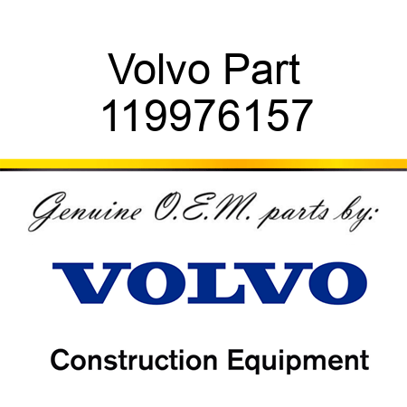 Volvo Part 119976157