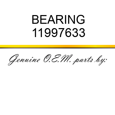 BEARING 11997633